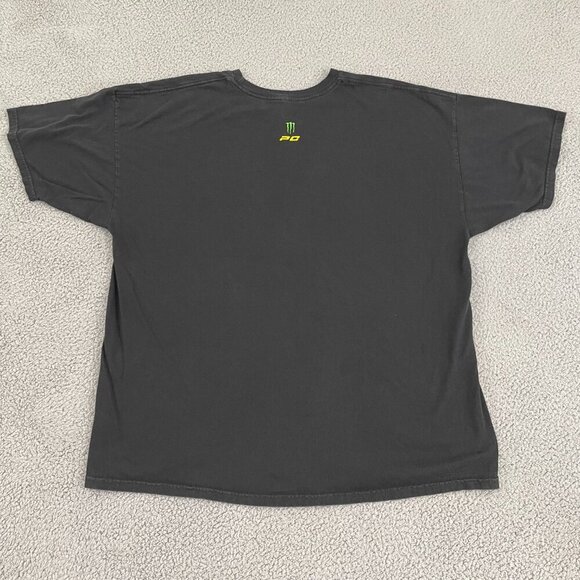 Monster Energy Shirt Men XXL Black Pro Circuit Motorcross Short Sleeve Tee - Picture 4 of 9